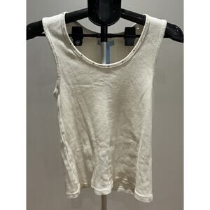 Miss16 Cream Rhinstone Tank Top size XL
